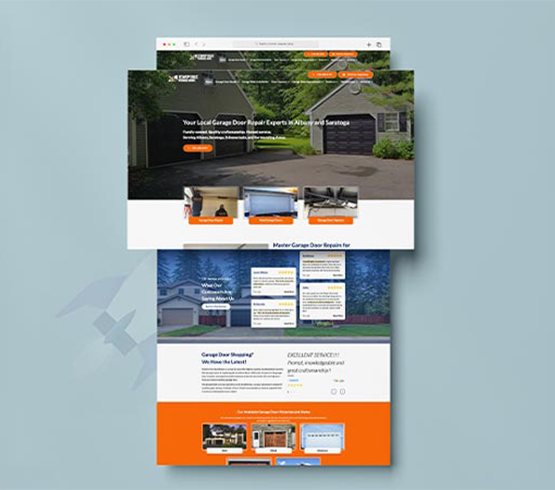 Empire Overhead Doors website screenshot