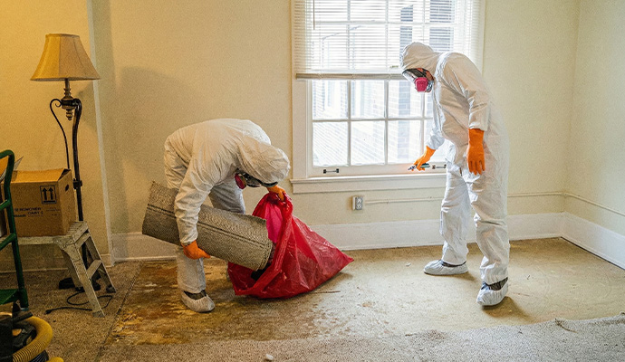 Professional biohazard removal service